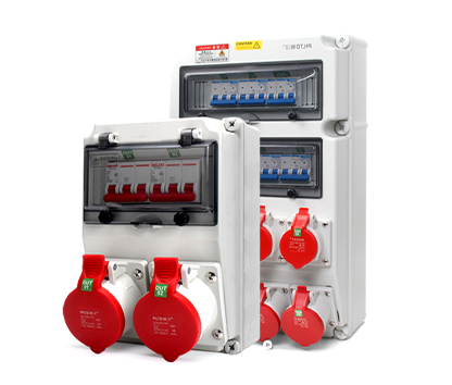 Boîtier de prise murale PHLTD, coffret de distribution électrique étanche de qualité industrielle, adapté à l'éclairage de scène et à l'alimentation audio