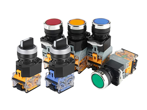 PHLTD interrupteur à bouton et interrupteur rotatif, solution de contrôle d'équipement électrique industriel, offrant un fonctionnement fiable de l'interrupteur.